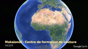 Présentation du centre de formation de couture de Makalondi au Niger